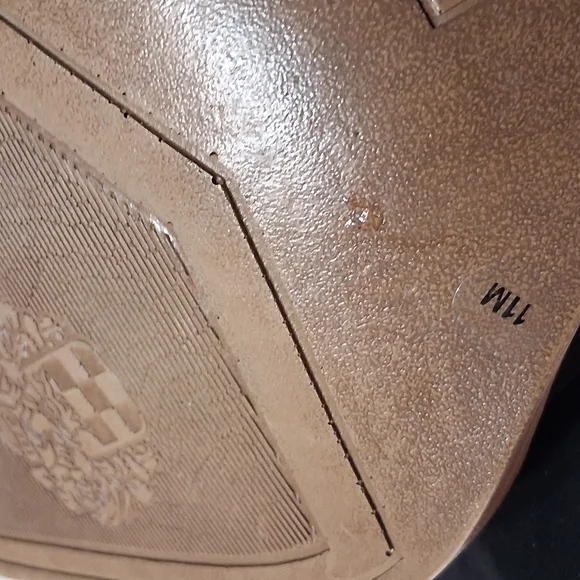 Vince Camuto Black Ankle Booties with Peep-Toe Design - Picture 7 of 8